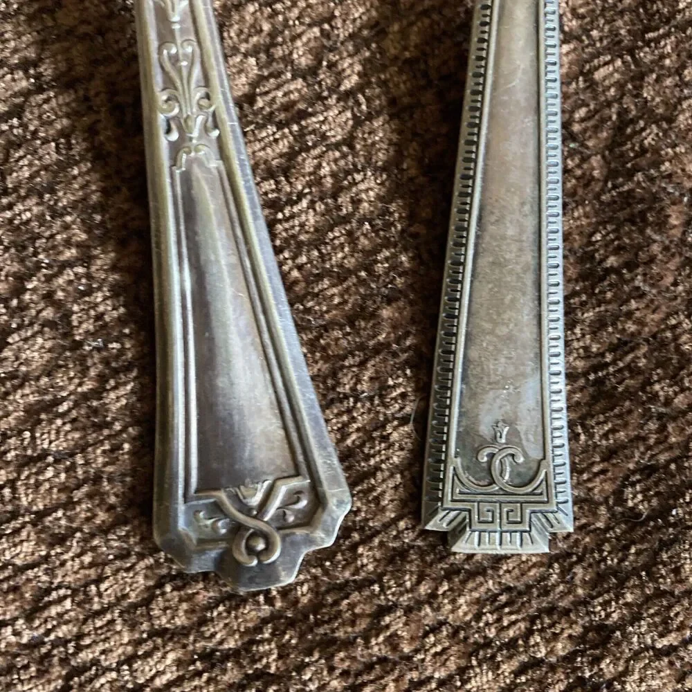 Mixed lot N S C Serving Spoon R C Co Serving Fork
